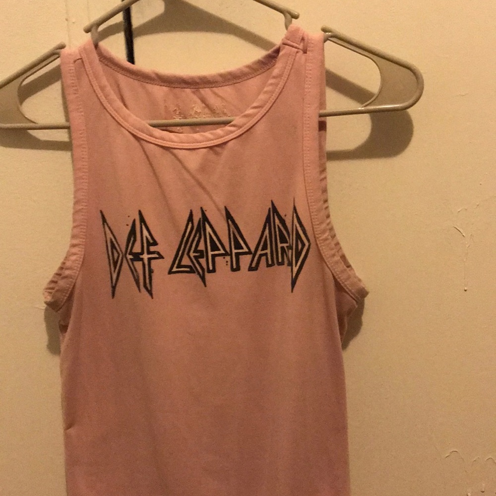 Pink “Def Leppard” bodysuit